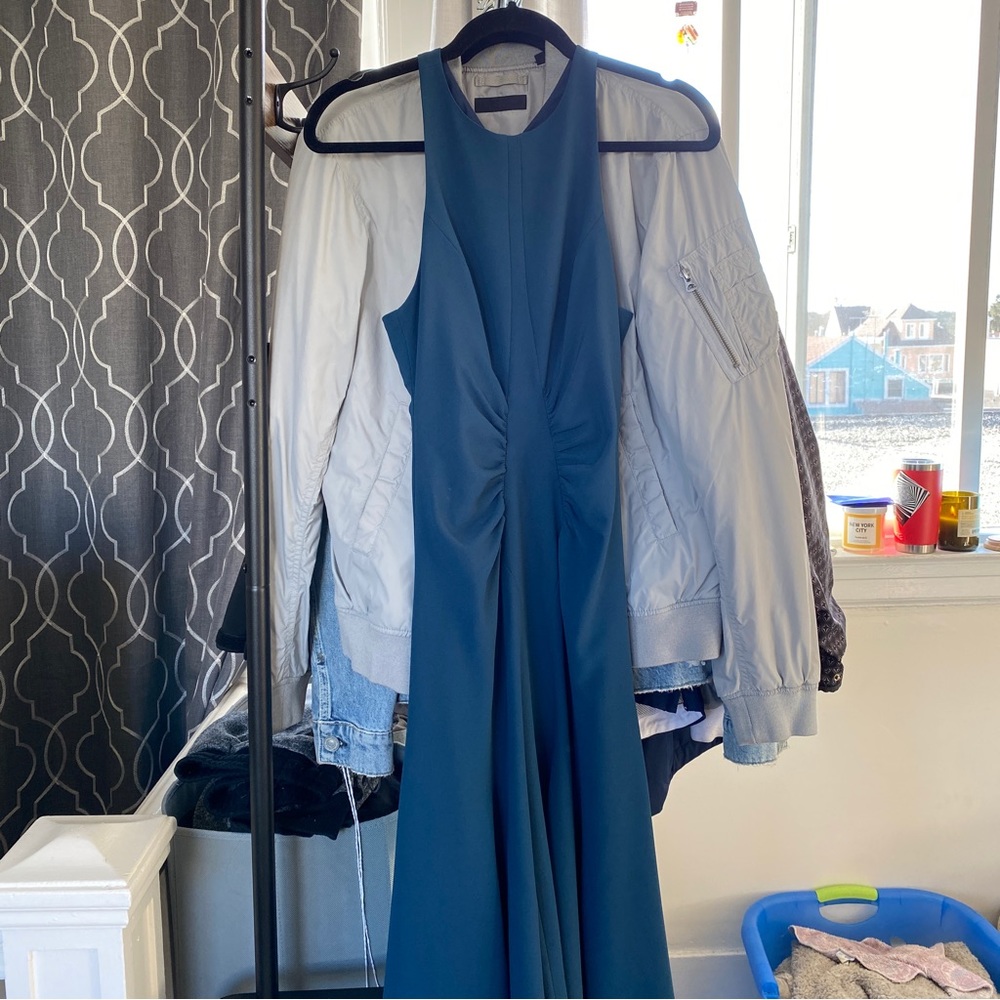 Halston Heritage Blue Formal Dress